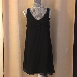 NWT Max Studio LBD 100% silk Med.